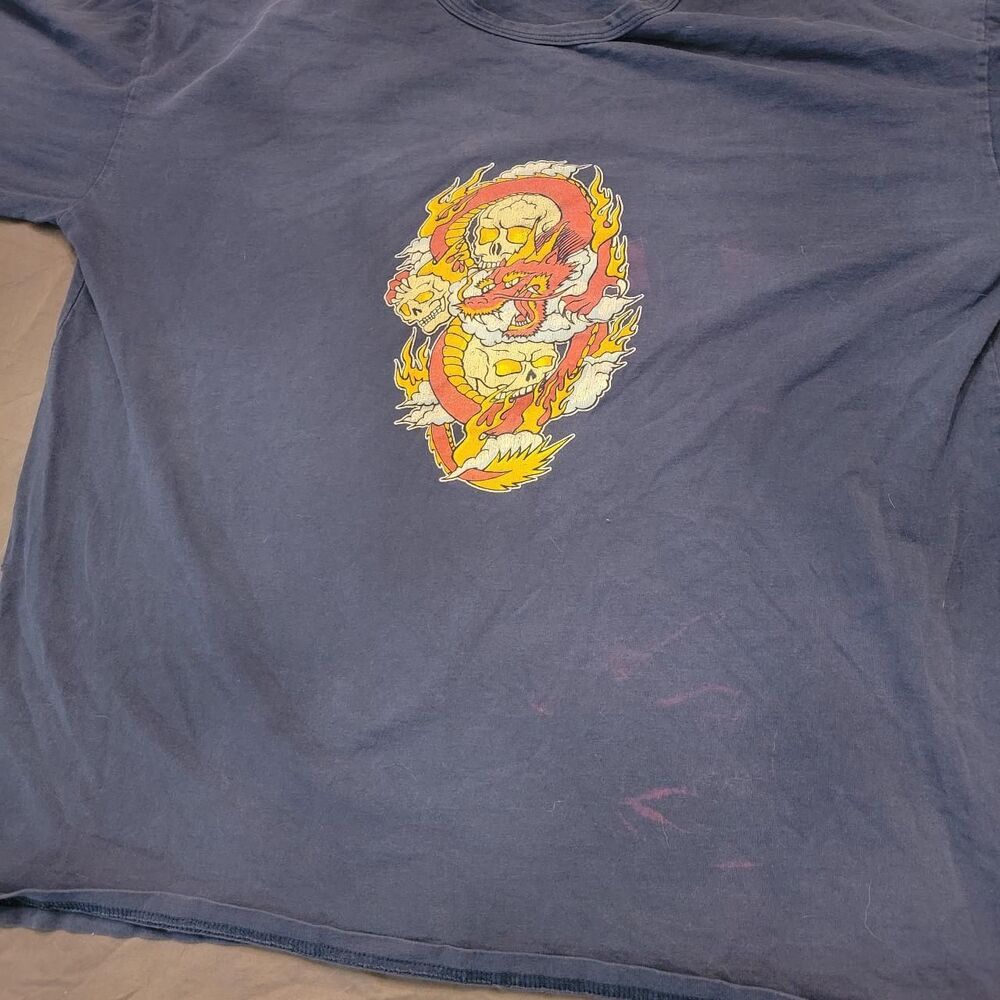 Hot-topic Men's Orange and Blue Sweatshirt
